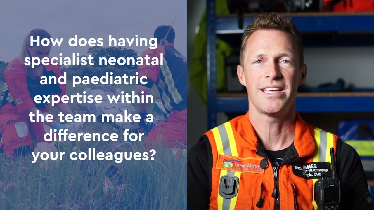 SPCC James Yates talks about our work with neonatal and paediatric patients