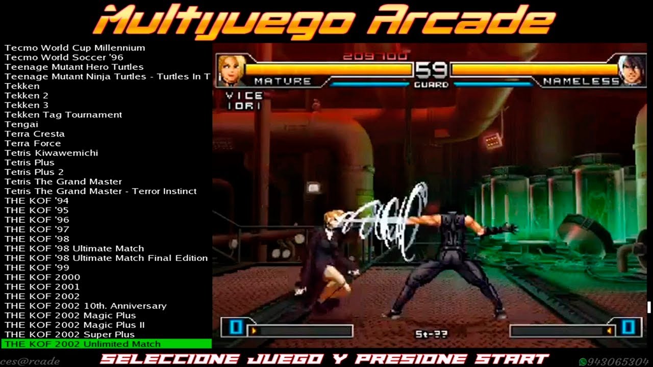 MULTIJUEGOS ARCADE - Solo Creditos (ADVMENU) 2.0