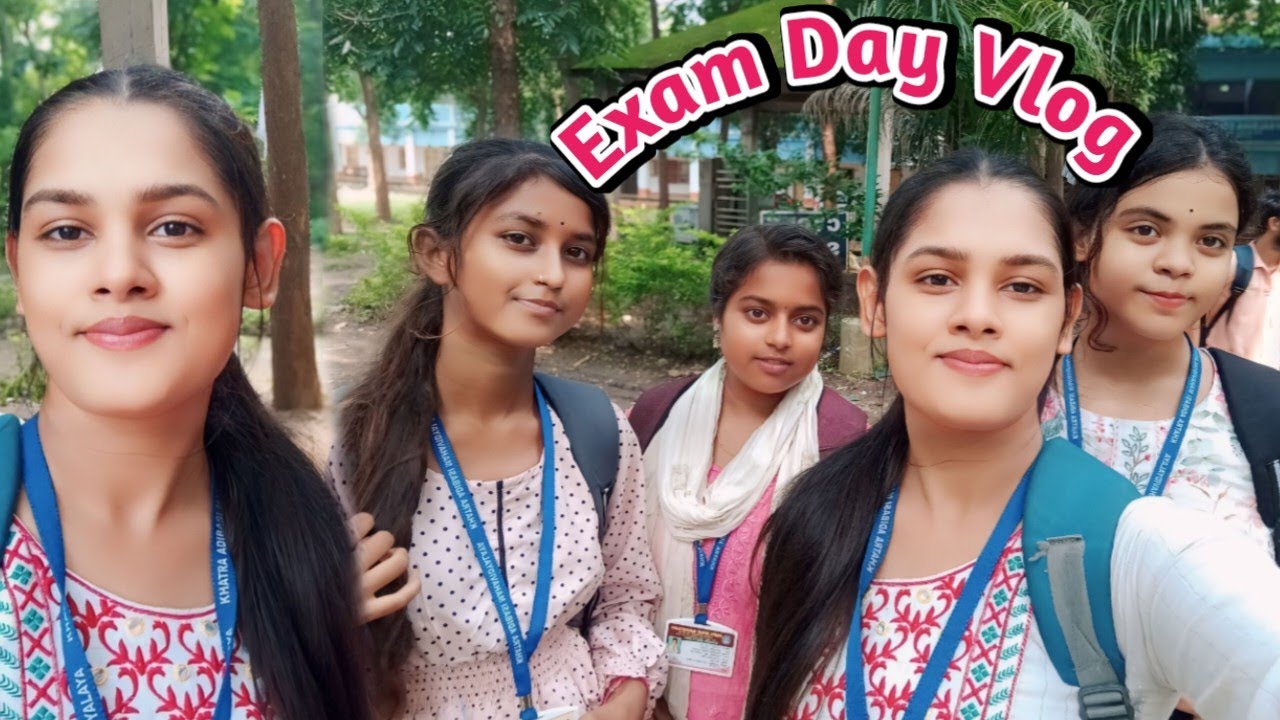 College Exam Day Vlog 📚| Saldiha Gelam Porikha Dite 📝