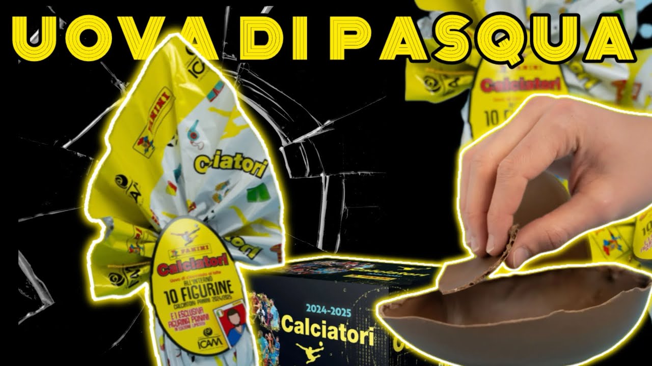 APRO L’UOVO DI PASQUA CALCIATORI PANINI 2024-2025! FIGURINA ESCLUSIVA! 👀