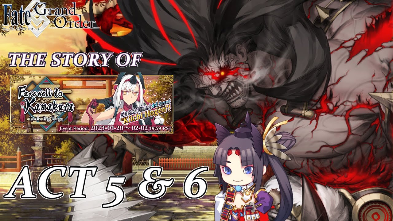 Fate/Grand Order - Farewell to Kamakura -Little Big Tengu- Act 5 & 6 FULL Story & Fights