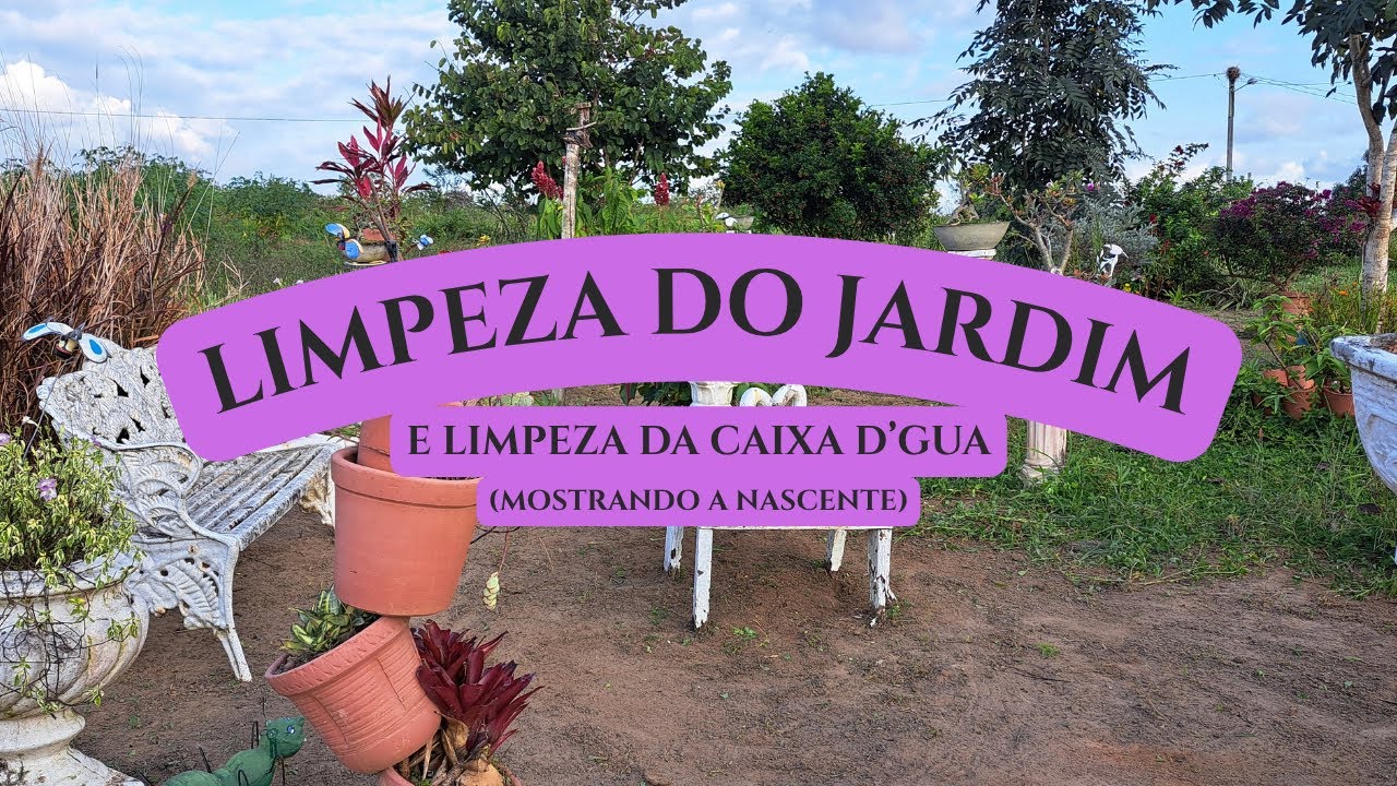 🌿 LIMPEZA DO JARDIM: REVELANDO A NASCENTE 💦🌺
