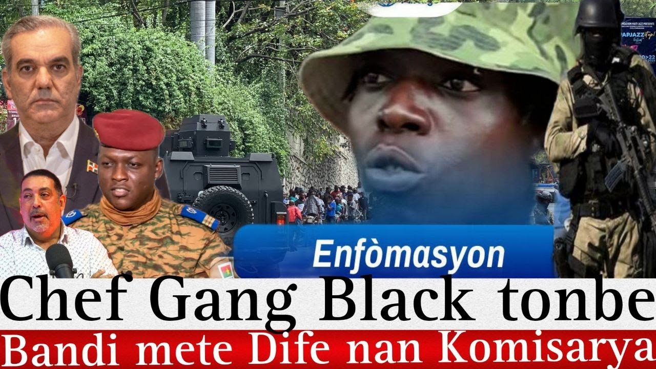 Chef Gang Black Tonbe anba lavil,  Bandi mete dife nan Komisarya, Eddo pran Gwo Desepsyon Sendomeng