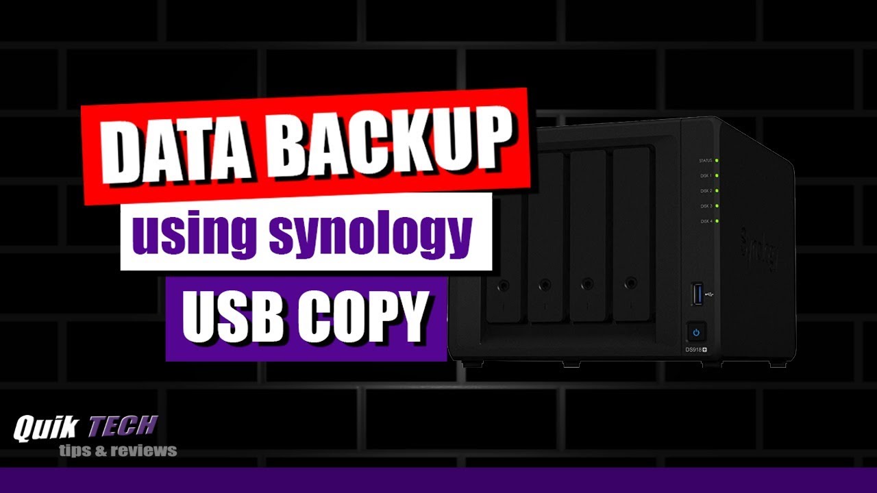 Копирование Synology USB на внешний USB-накопитель