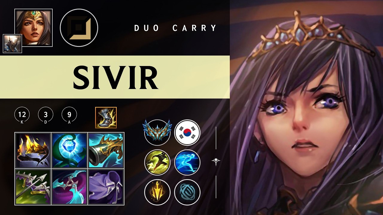 Sivir ADC vs Cassiopeia - KR Challenger Patch 26.06
