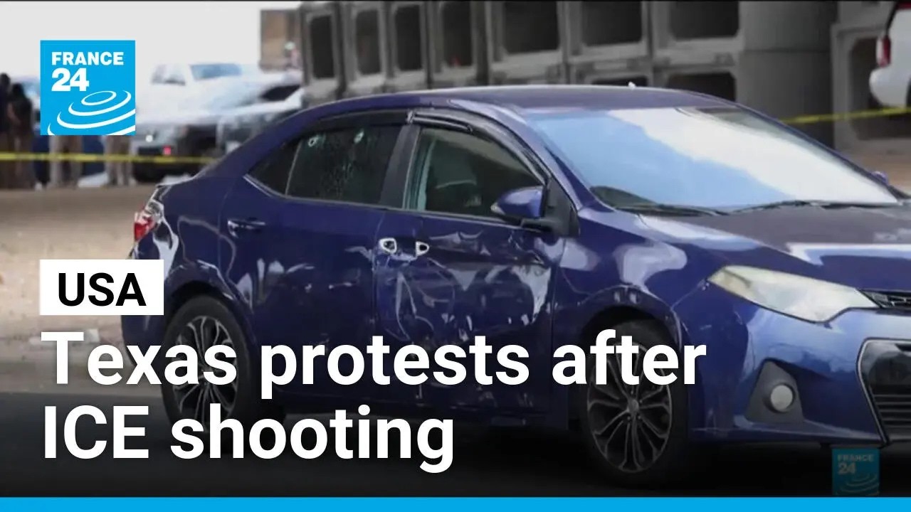 Protests erupt after ICE shooting in Texas &bull; FRANCE 24 English