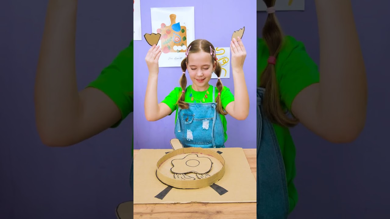 DIY Kitchen Set 🍳📦 Chef Play Time ✨😲