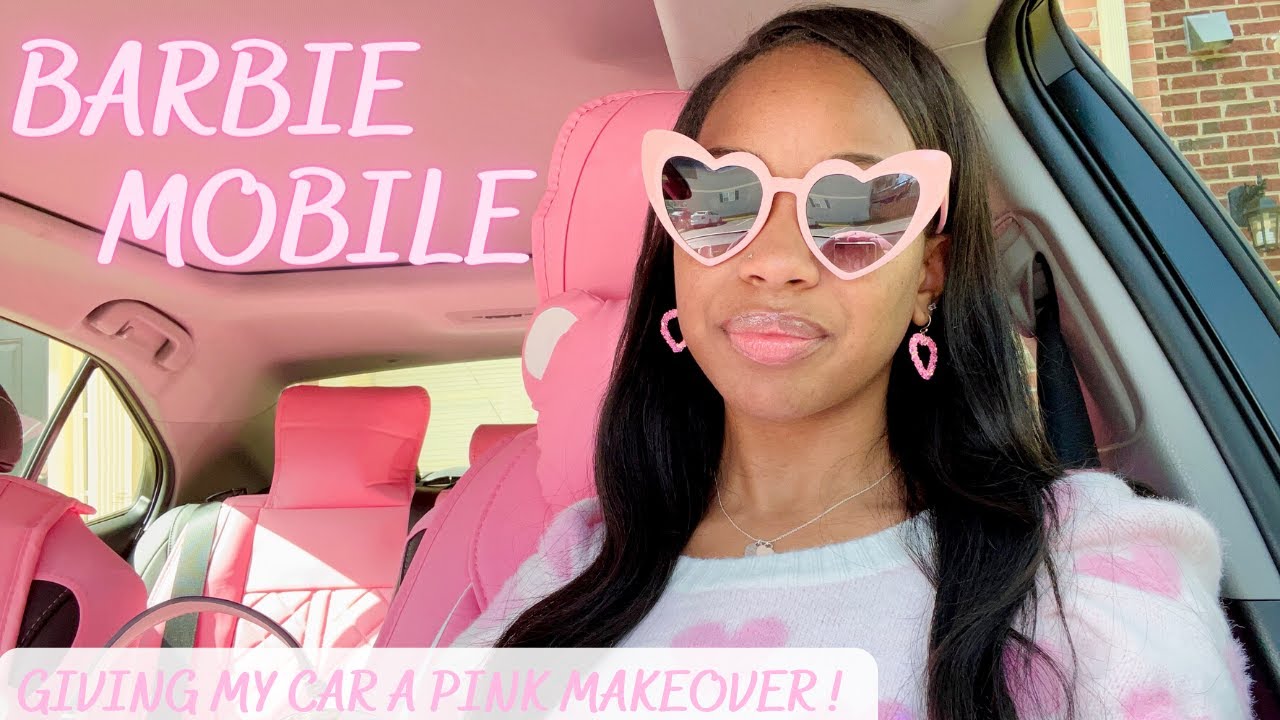 Моя розовая машина Барби 🎀 Преображаю свою машину в розовый цвет