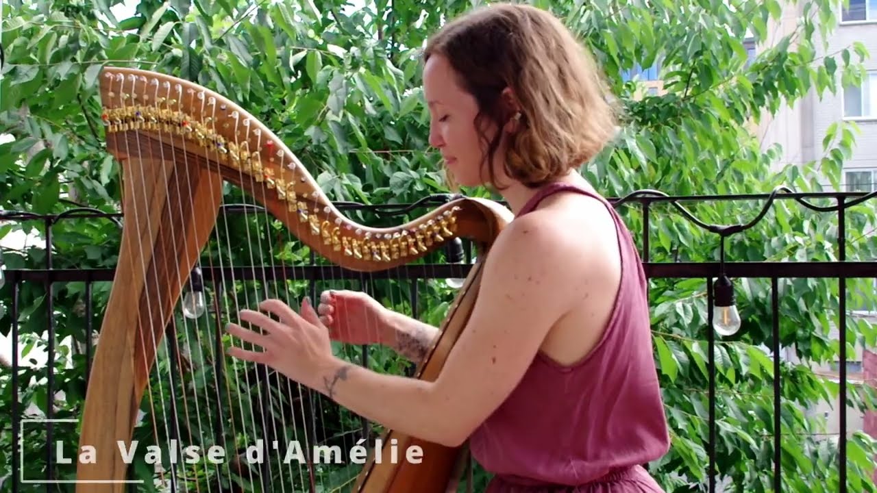 La Valse d'Amélie - Yann Tiersen (harp cover)