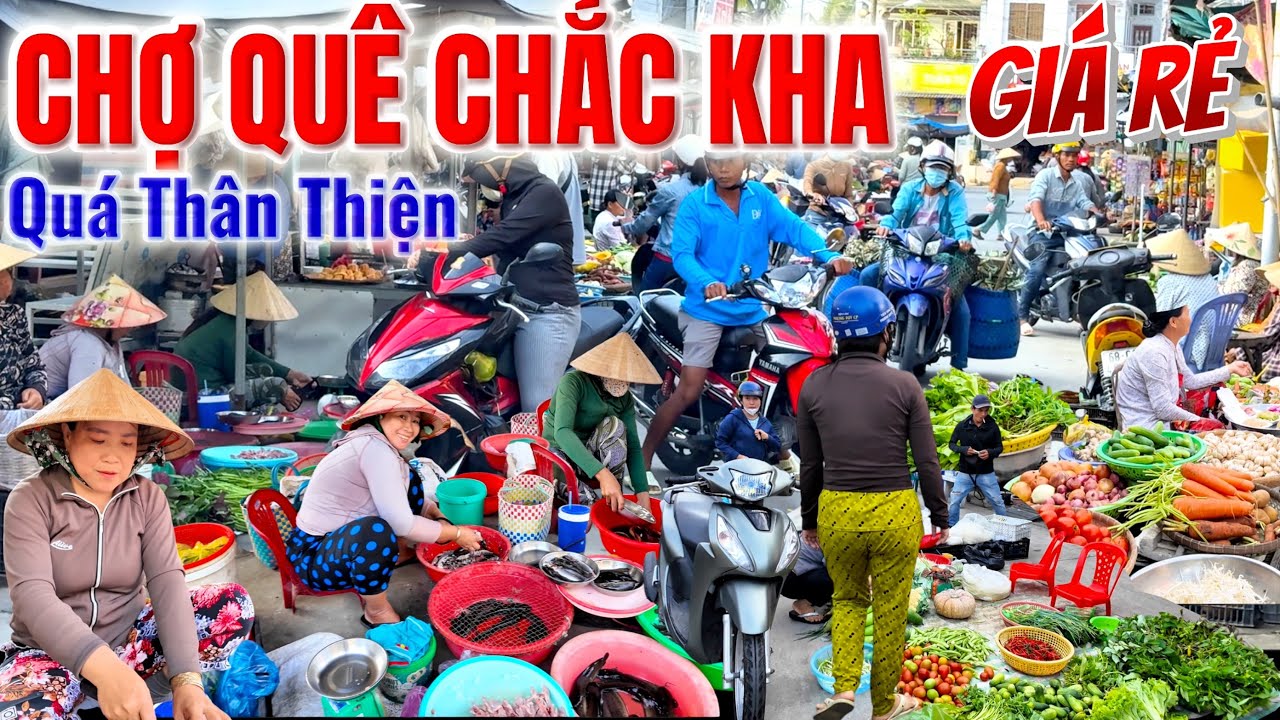 Quá Bất Ngờ Khi Vào Ngôi Chợ Quê Này, Chợ Chắc Kha, Kiên Giang Bán Chuyên Món Đồng Rất Ngon