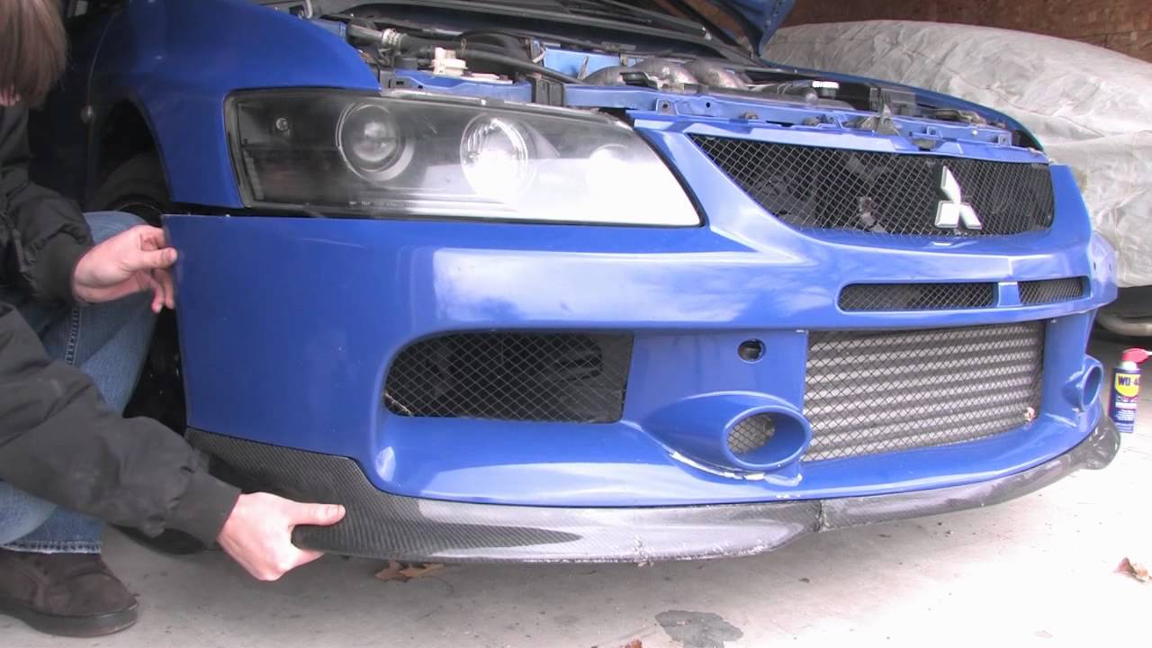 Как снять передний бампер — замена HID-ламп EVO 8/9 — Boosted Films