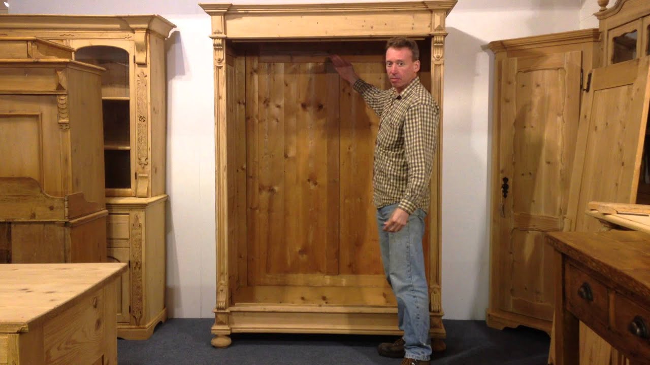 How to assemble an old pine wardrobe - Pinefinders Old Pine Furniture Warehouse Video