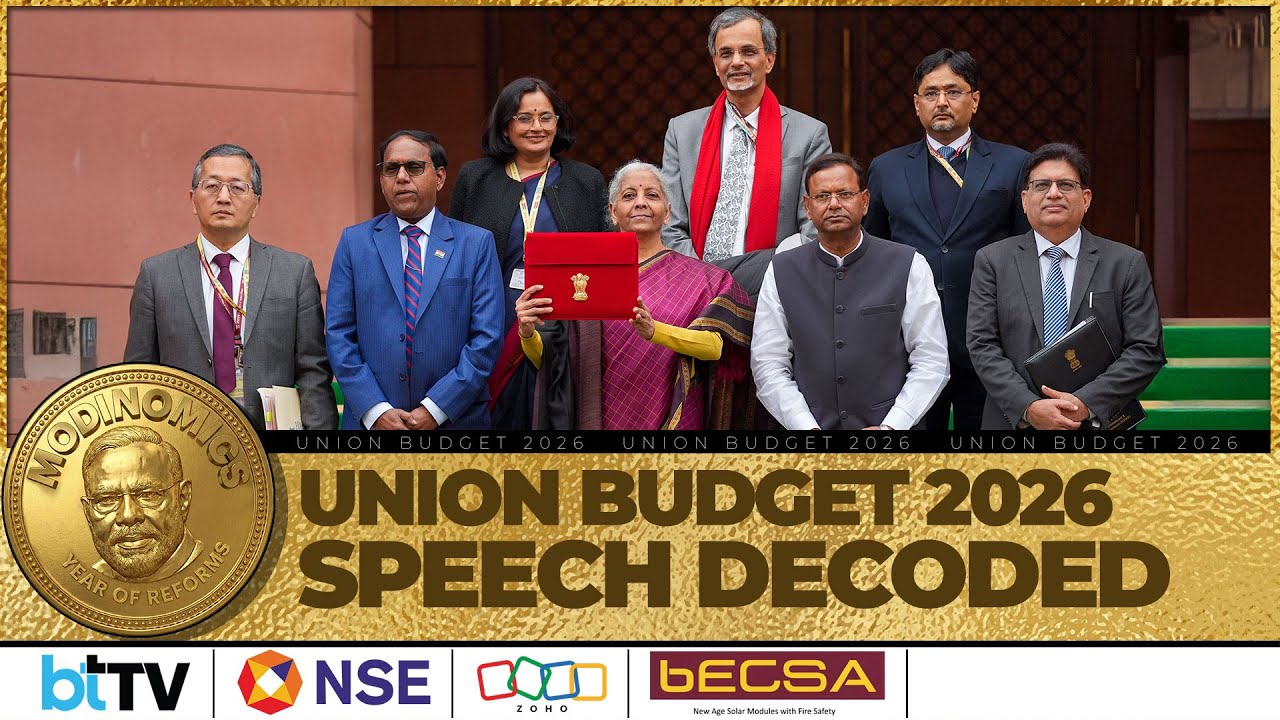 Modinomics, Budget2026 |FM Nirmala Sitharaman’s Budget Speech Explained | Highlights & Market Impact