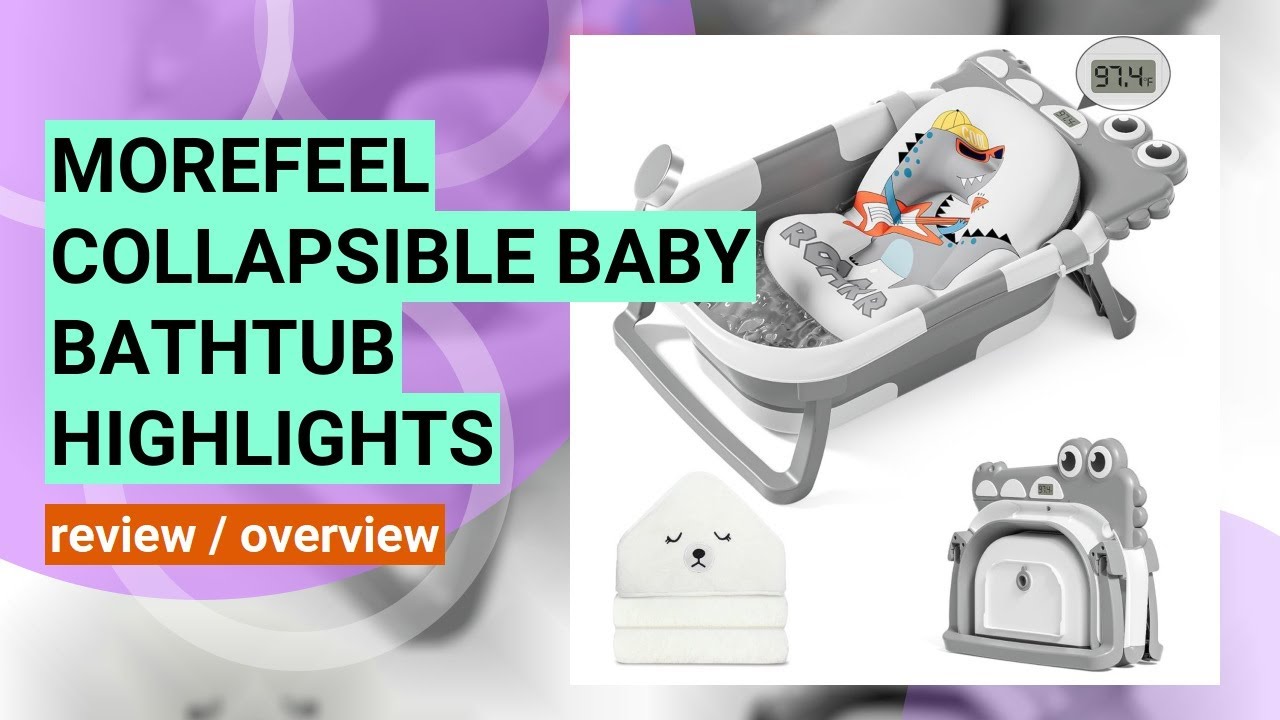 Review: MoreFeel Collapsible Baby Bathtub - A Must-Have for New Parents?