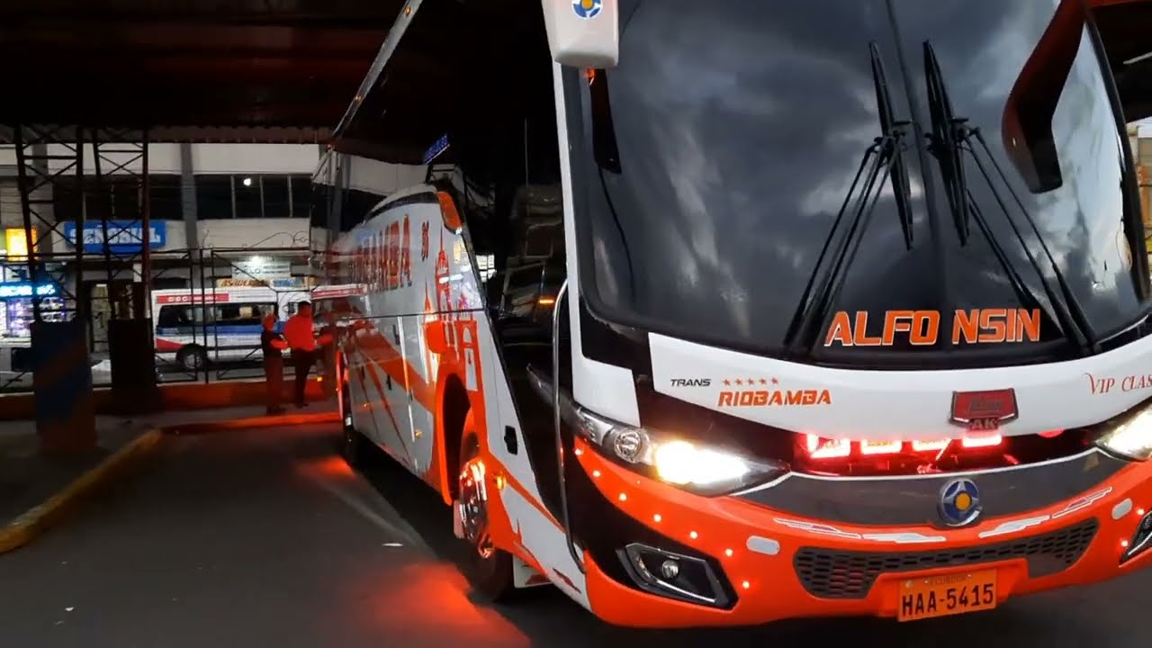 Así es el nuevo bus de Transportes Riobamba La Fiera 36... En su primer viaje
