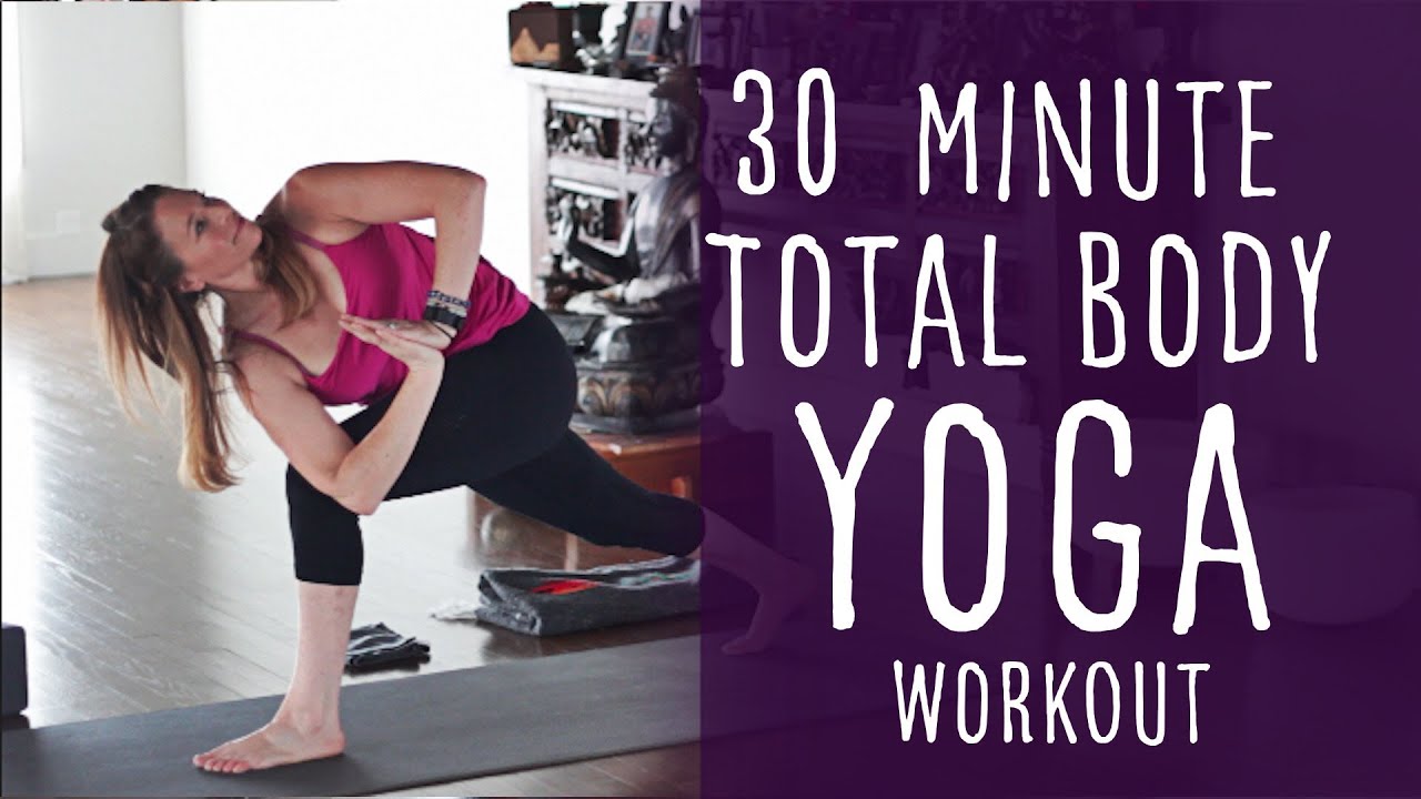 Glowing Yoga Body Workout (Intermediate vinyasa Flow) 30 min