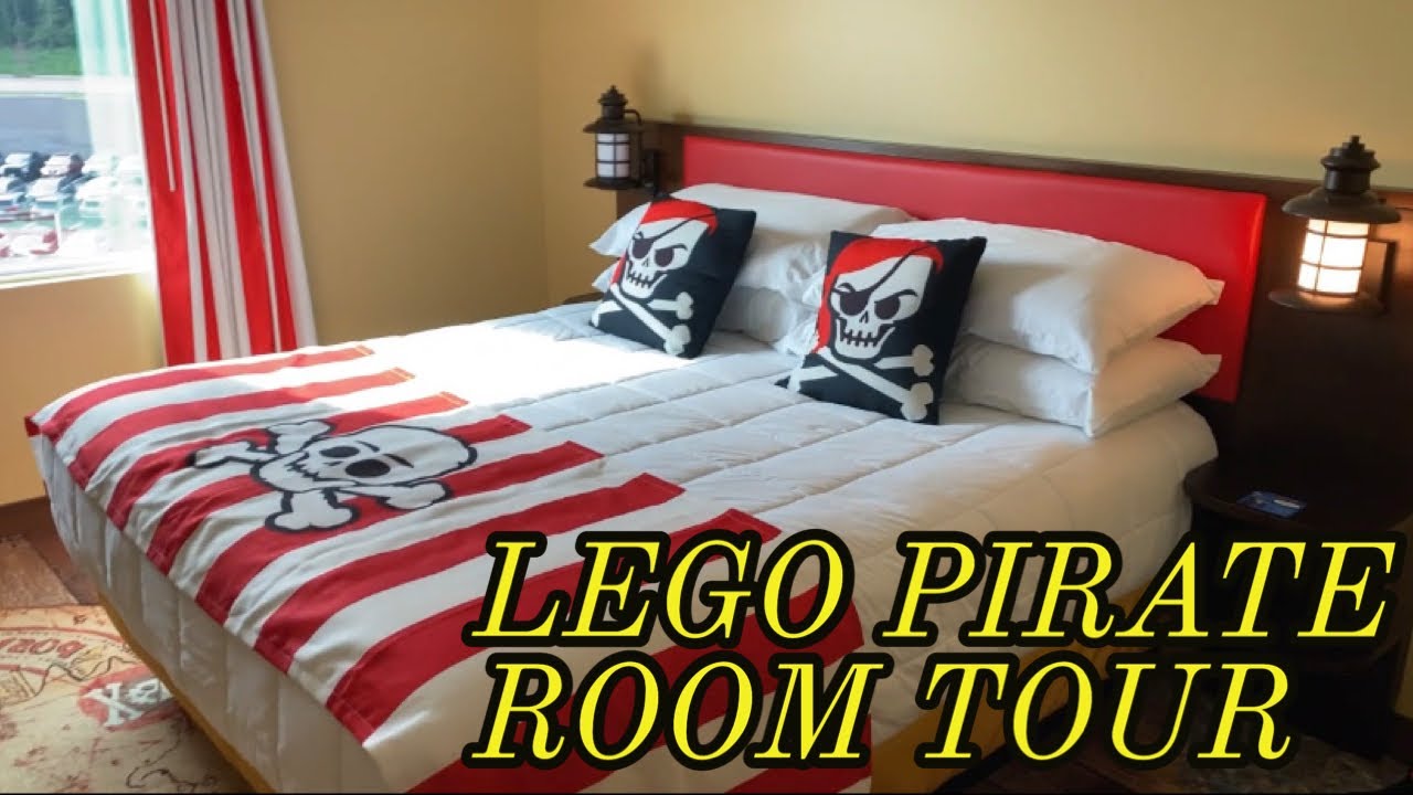A Tour Of The Legoland NY Hotel's Pirate-themed Room!