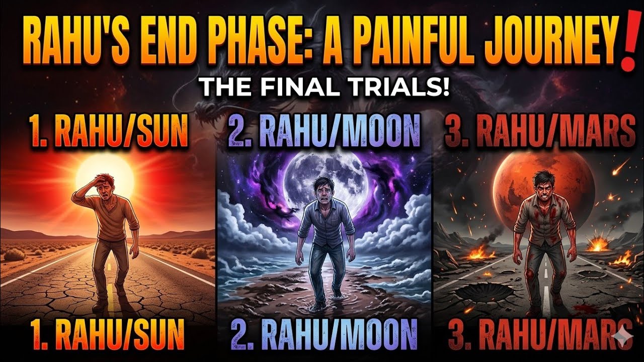 RAHU DASHA ENDING PHASES ! HOW TO FACE THE MALEFIC END! #rahumahadasha #jupitermahadasha .