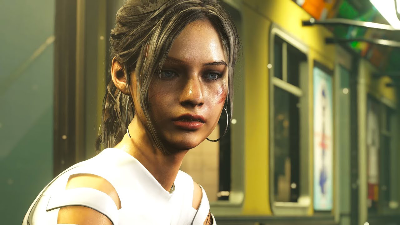 Resident Evil 3 Remake - Claire Wap Suit Black And White