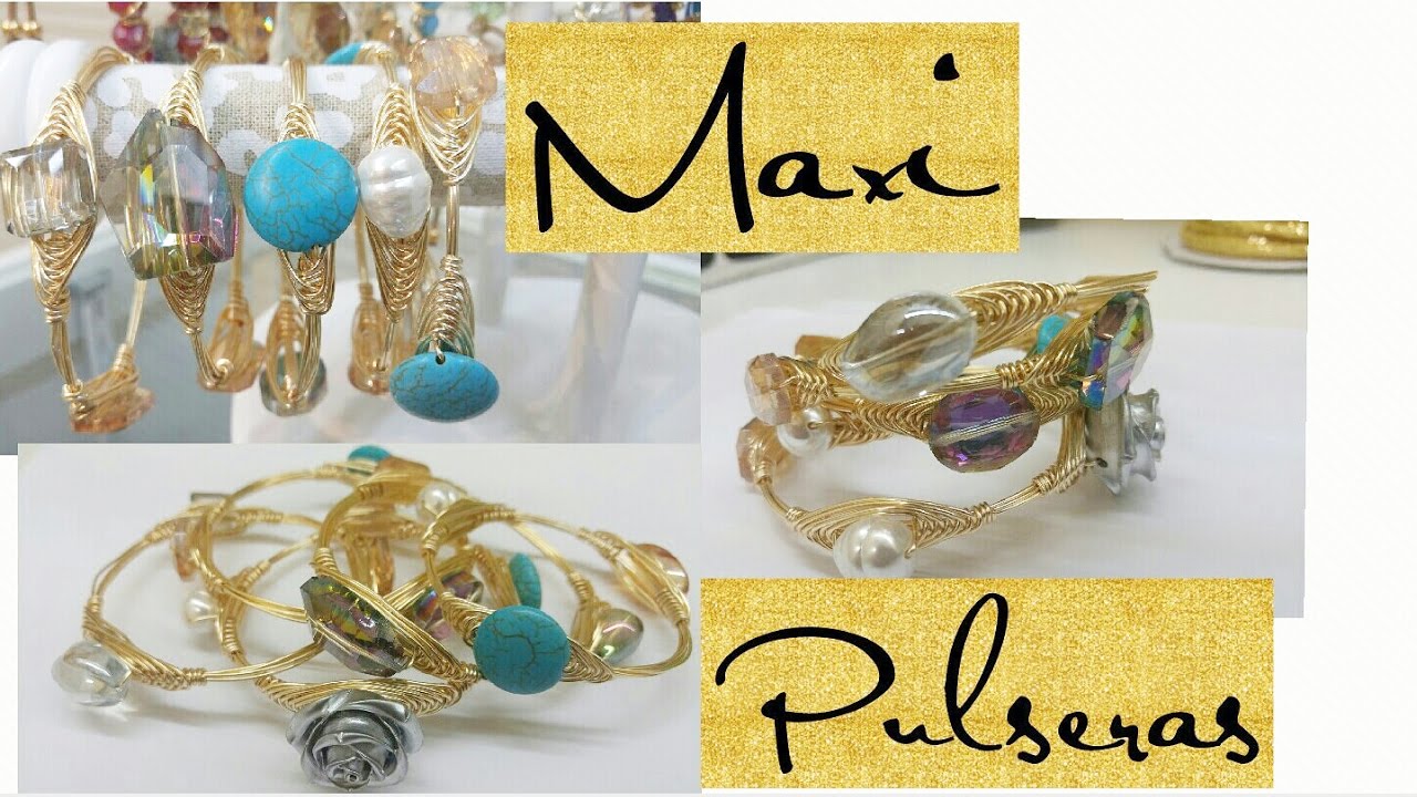 MAXI PULSERAS EN ALAMBRE