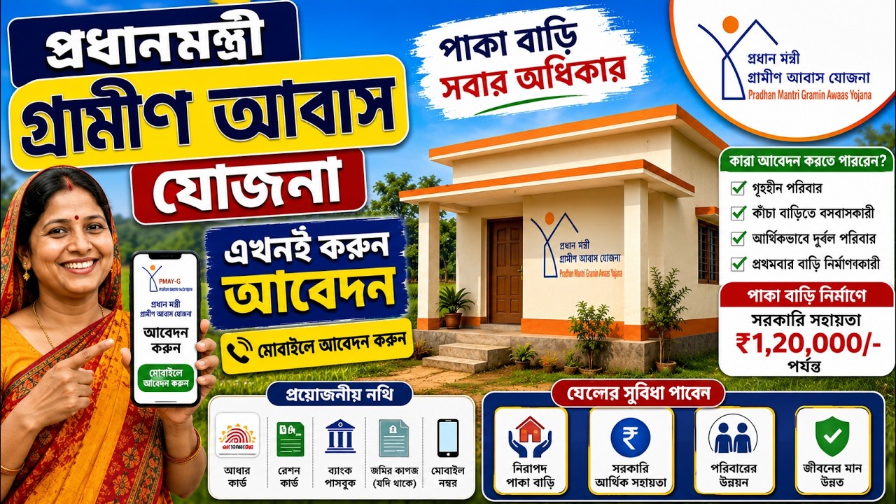 PM Awas Yojana Online Form Fill Up 2026 | Online Apply | Self Survey | Awas Plus App Guide