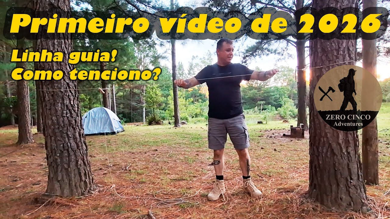 Primeiro vídeo de 2026 -  Linha guia, como eu tenciono?