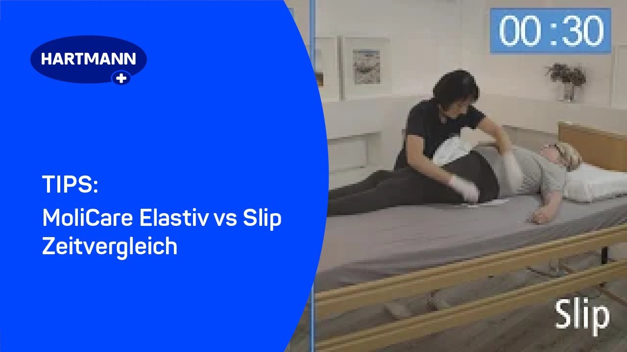 MoliCare Elastiv vs Slip | Zeitvergleich