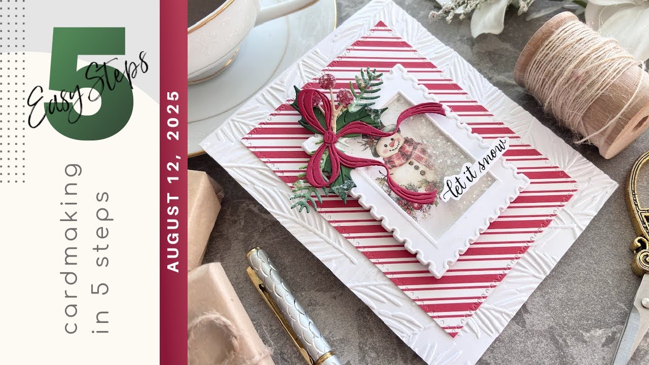 Create a Unique MAGNETIC KEEPSAKE Card | CARDMAKING IN 5 EASY STEPS | Plus a BONUS Card
