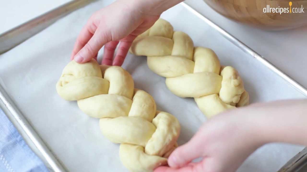 Plaited sesame challah bread recipe