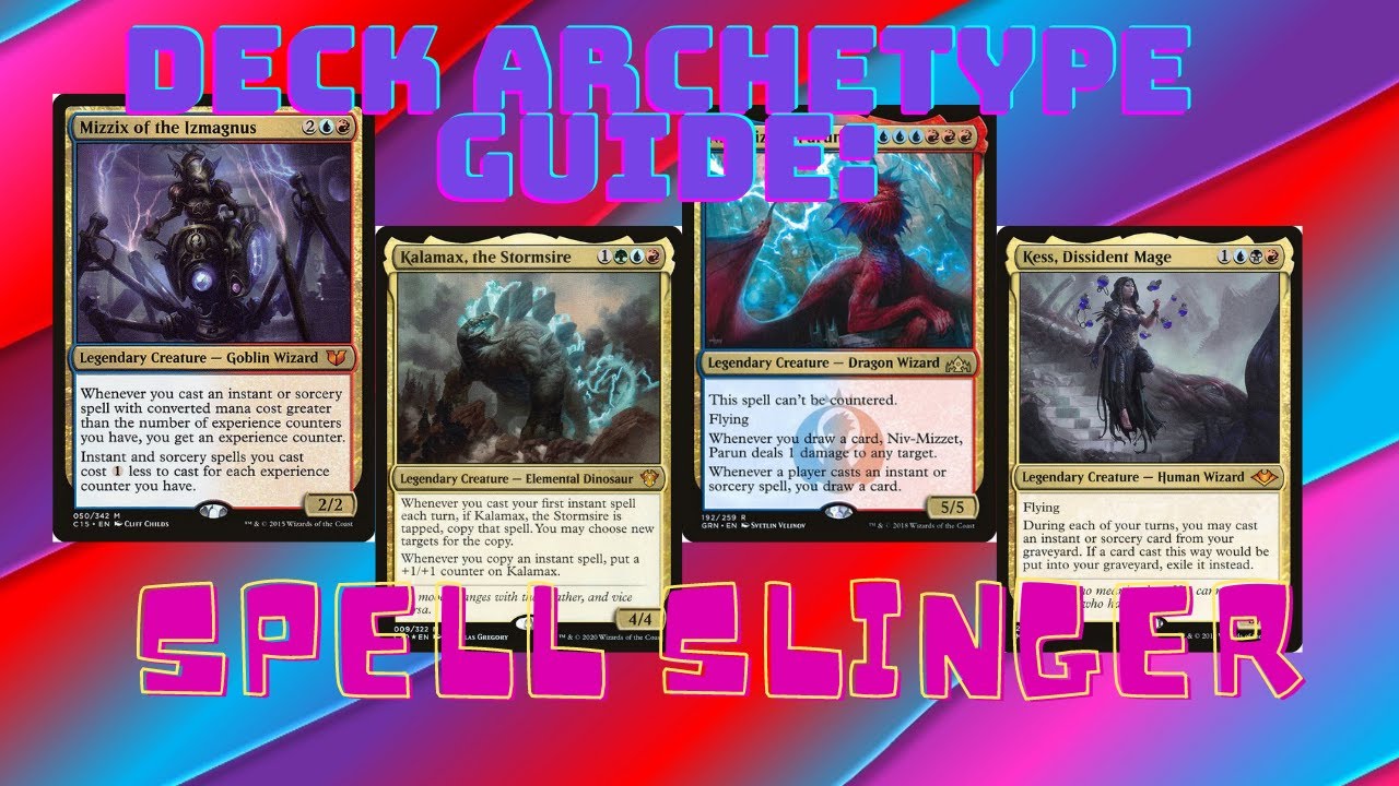 Magic: the Gathering commander deck Archetype guide: Spellslinger