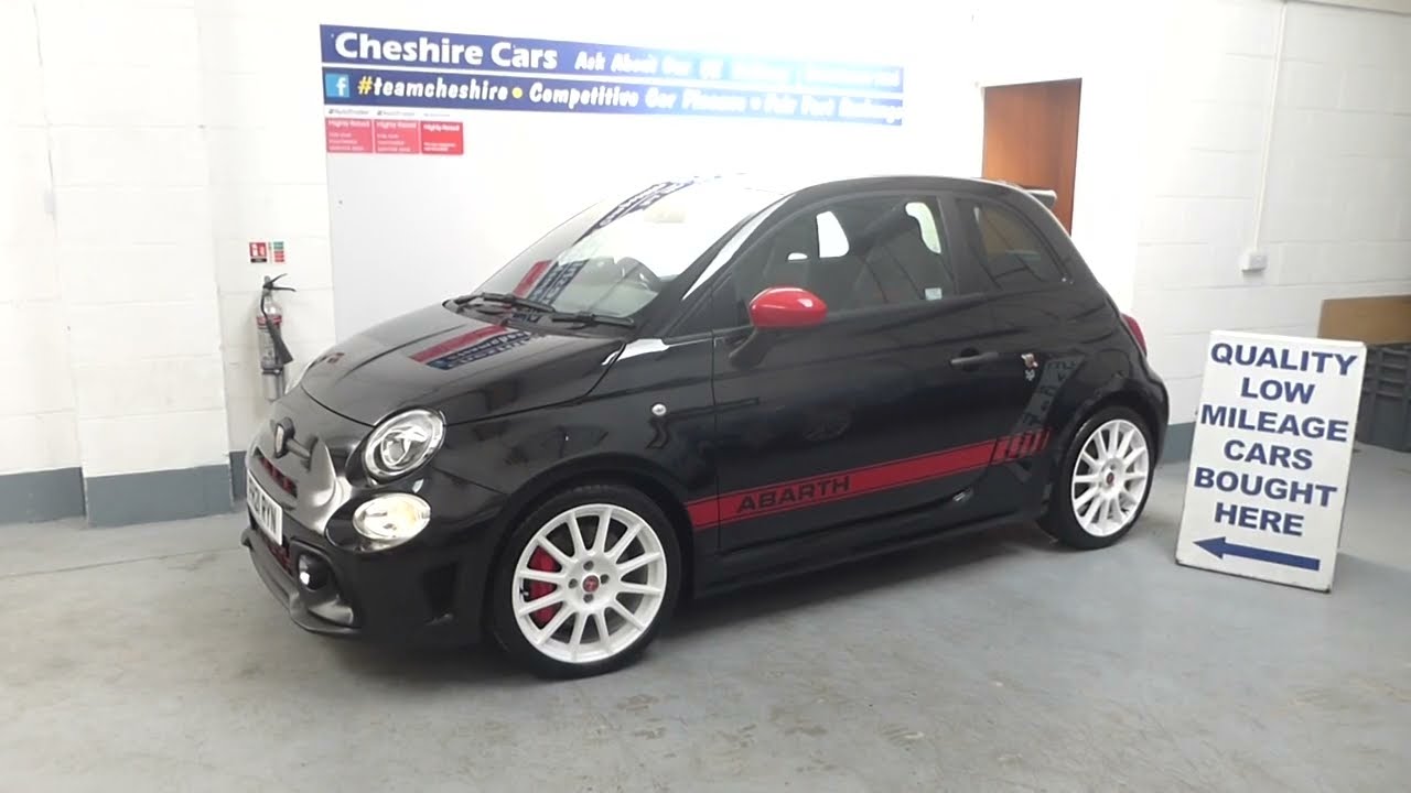 Used Abarth 595 EsseEsse Scorpione Black for sale Cheshire Cars Crewe Cheshire