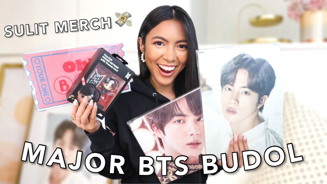 BTS Merch Haul | Premium Photos, BTS Pop-Up Merch, TinyTan + more! #BudolByKrista