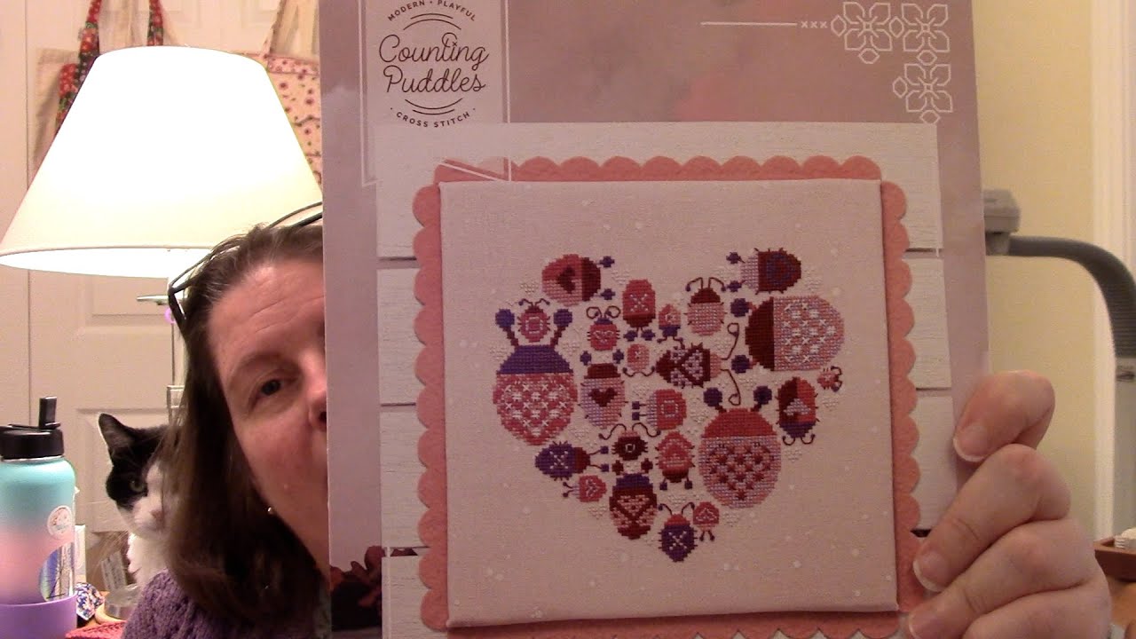 So many winter themed smalls! And moving into Valentines day stitching.