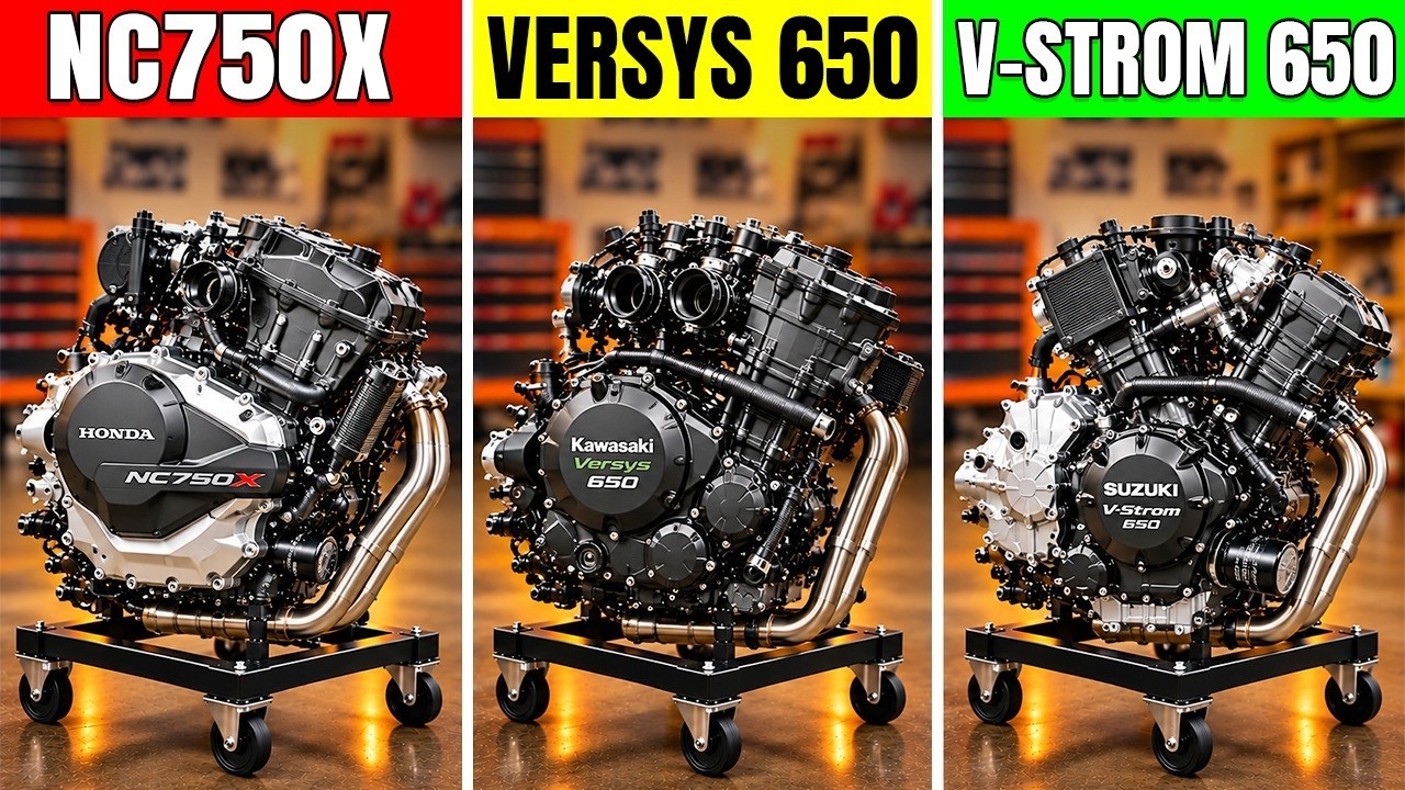Мы протестировали NC750X, Versys 650 и V-Strom 650 после 50 000 миль пробега | Явный фаворит для ...