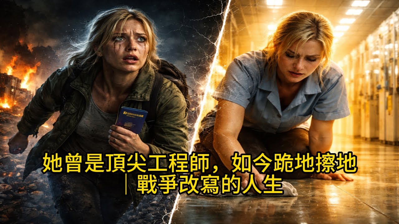 戰火中逃出的烏克蘭高材生，在台灣從保潔做起...3年後的結局讓所有人淚目！這就是台灣的溫暖