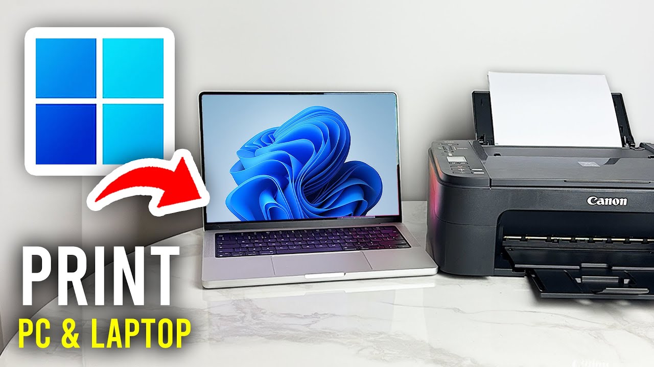 How To Print From Laptop or PC To Printer - Full Guide