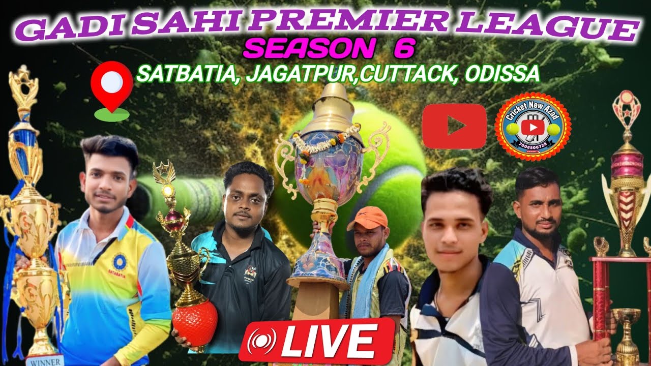 🔴 Live.GADDI SAHI PREMIER LEAGUE SEASON 6 (2026) SATABATIA