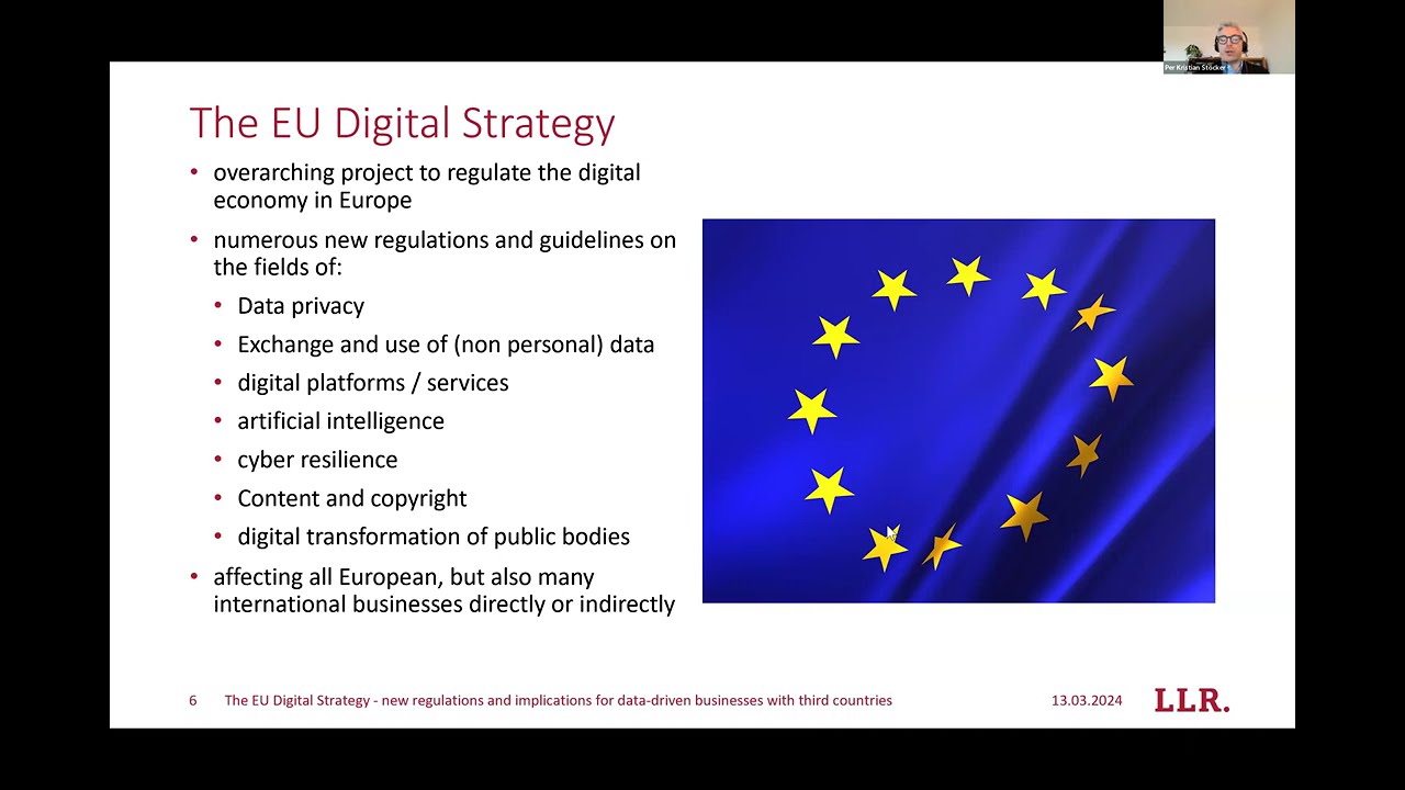 The EU Digital Strategy - new regulations and implications