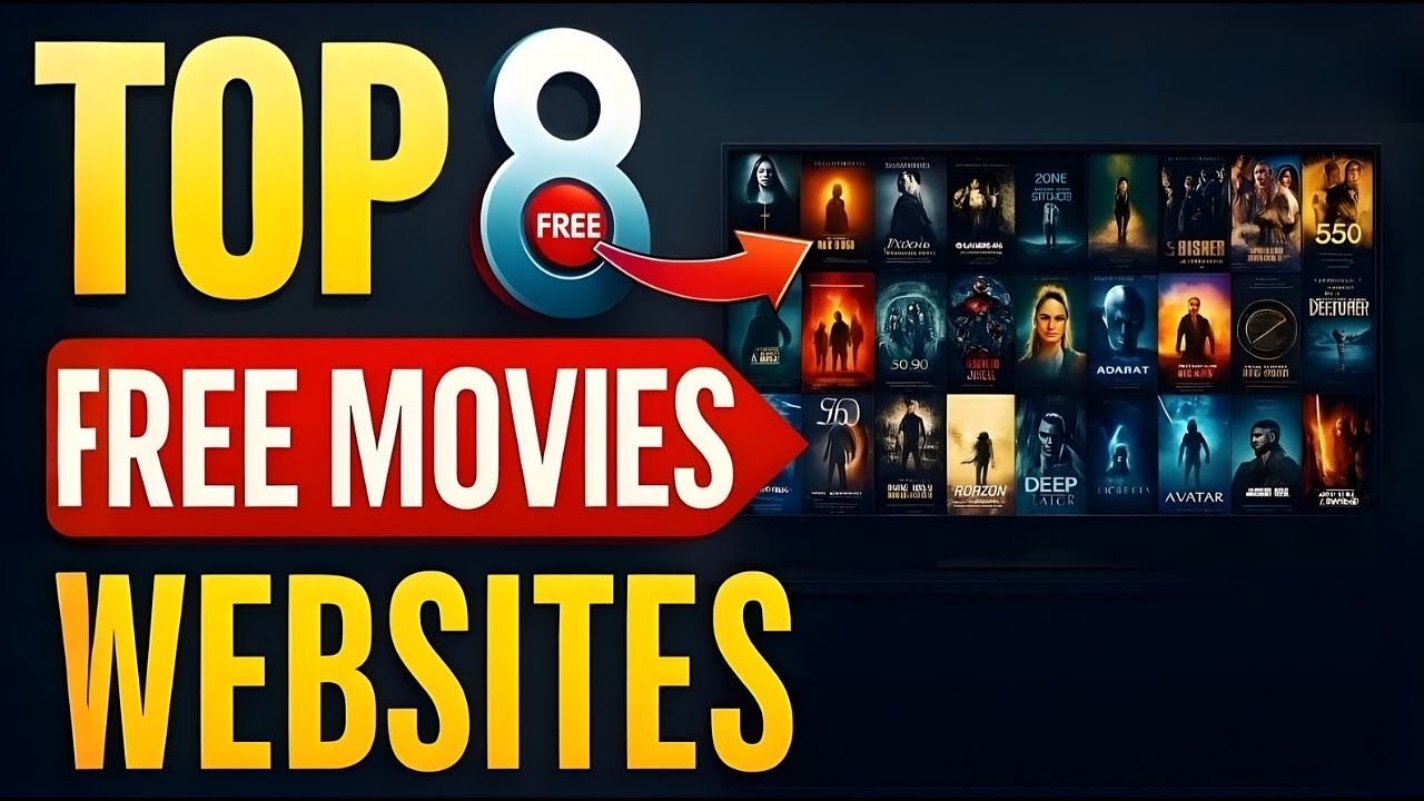 🔴Top 8 Websites to Watch FREE Movies / TV Shows (No Sign up!) 2025 Update !