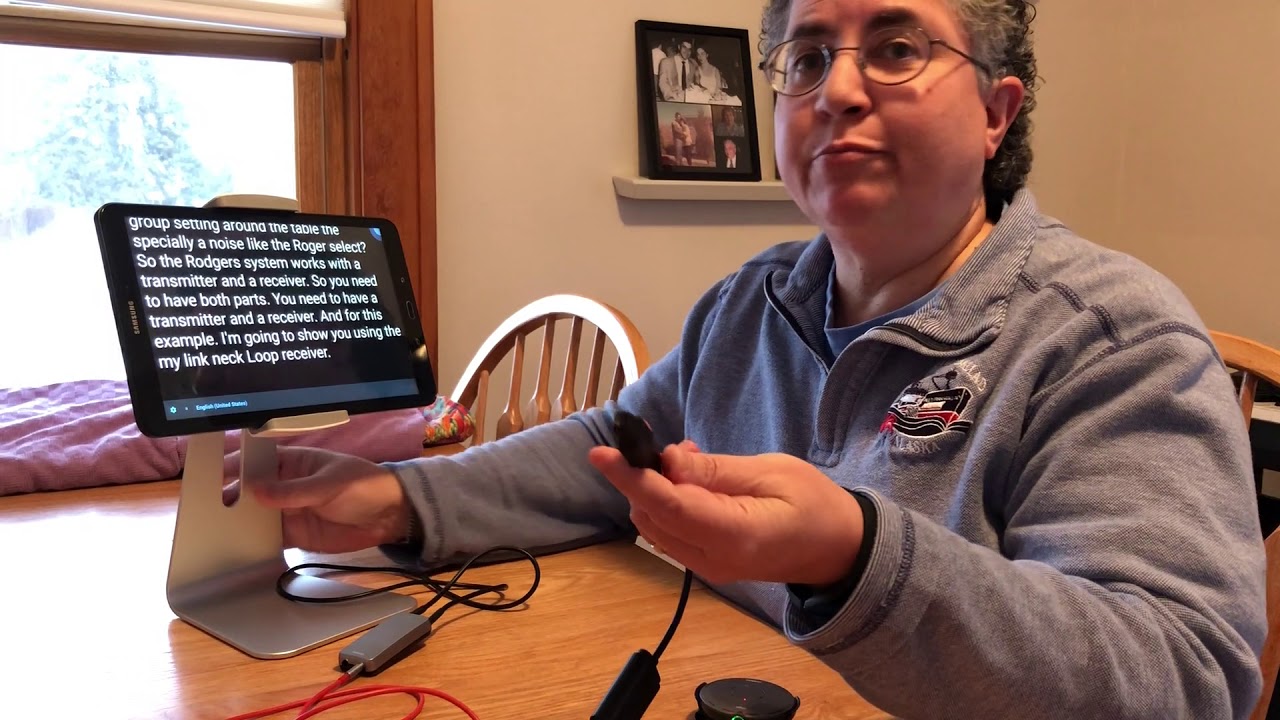 LiveTranscribe speech to text with android devices, BT mics and Roger Select/MyLink