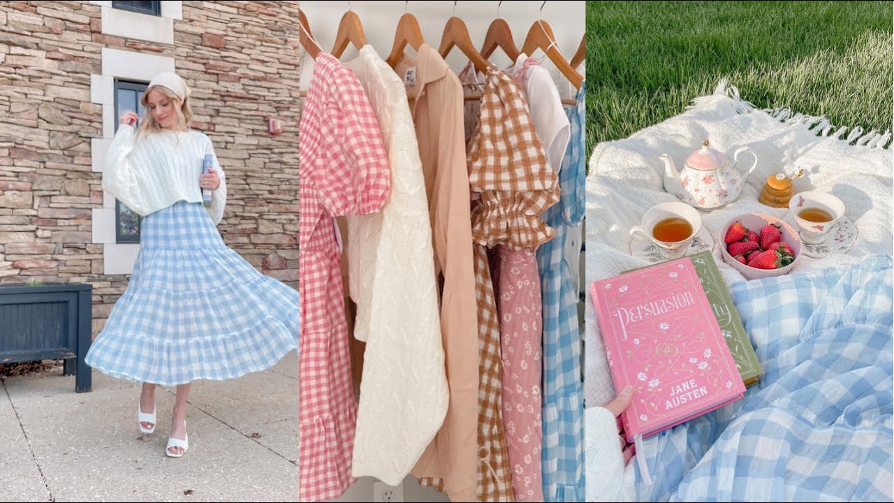 days in my life: spring outfits + romanticizing my reading routine