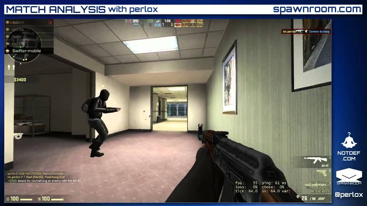 [MM] CS:GO Classic Casual Matchmaking Gameplay (cs_italy & cs_office)
