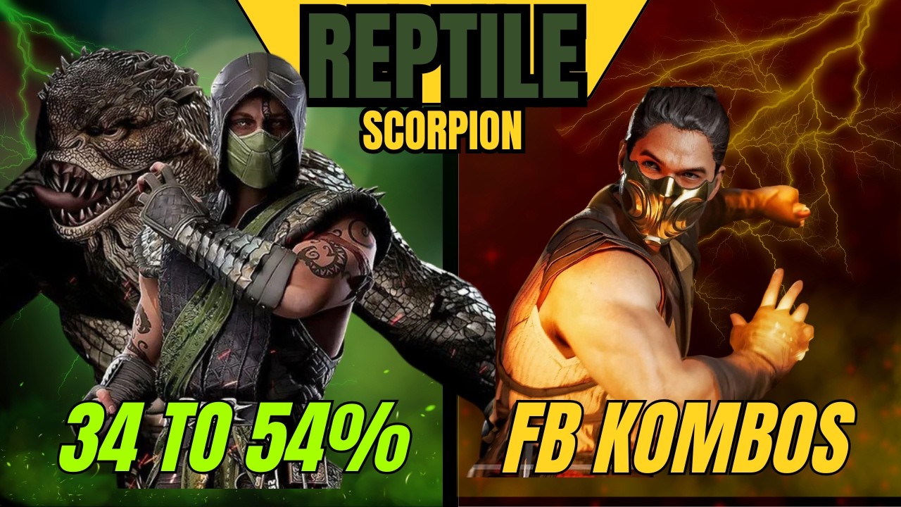 REPTILE 34 %TO 54% FATAL BLOW KOMBOS