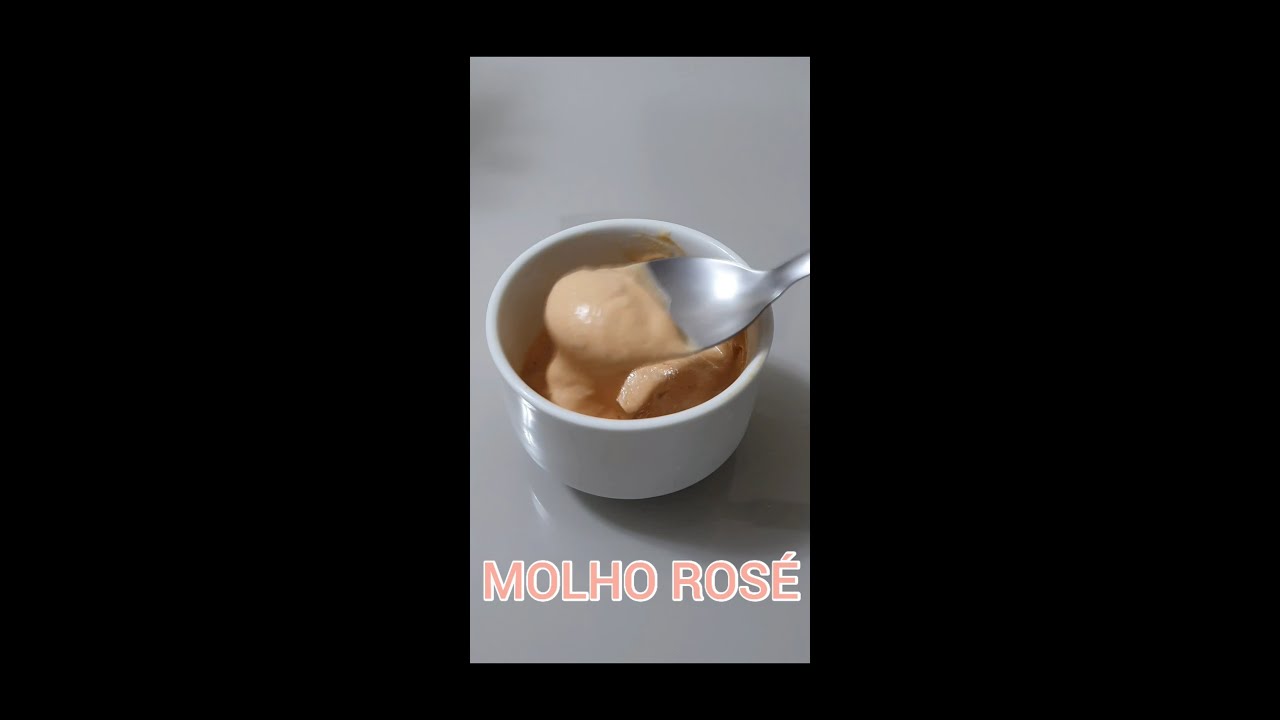 Molho Ros&eacute; com 3 ingredientes