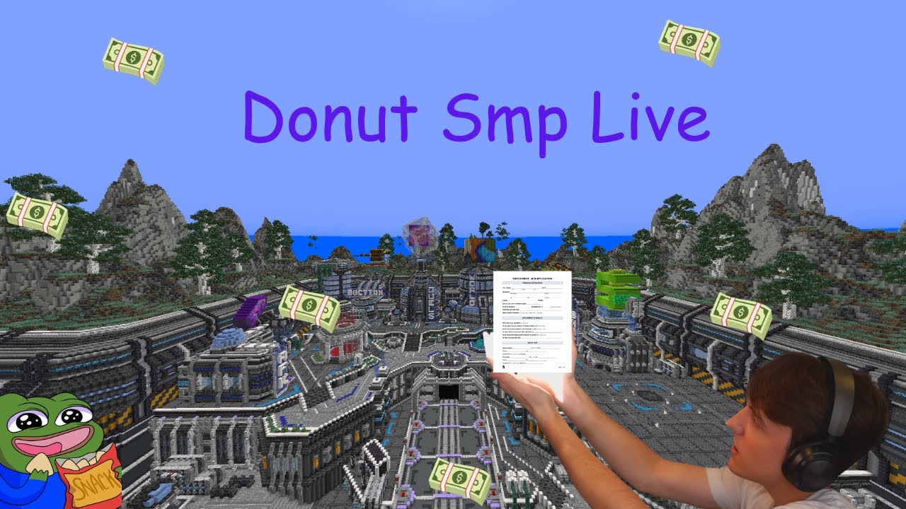 Donut Smp Live | Happy New Year | Rateing Bases