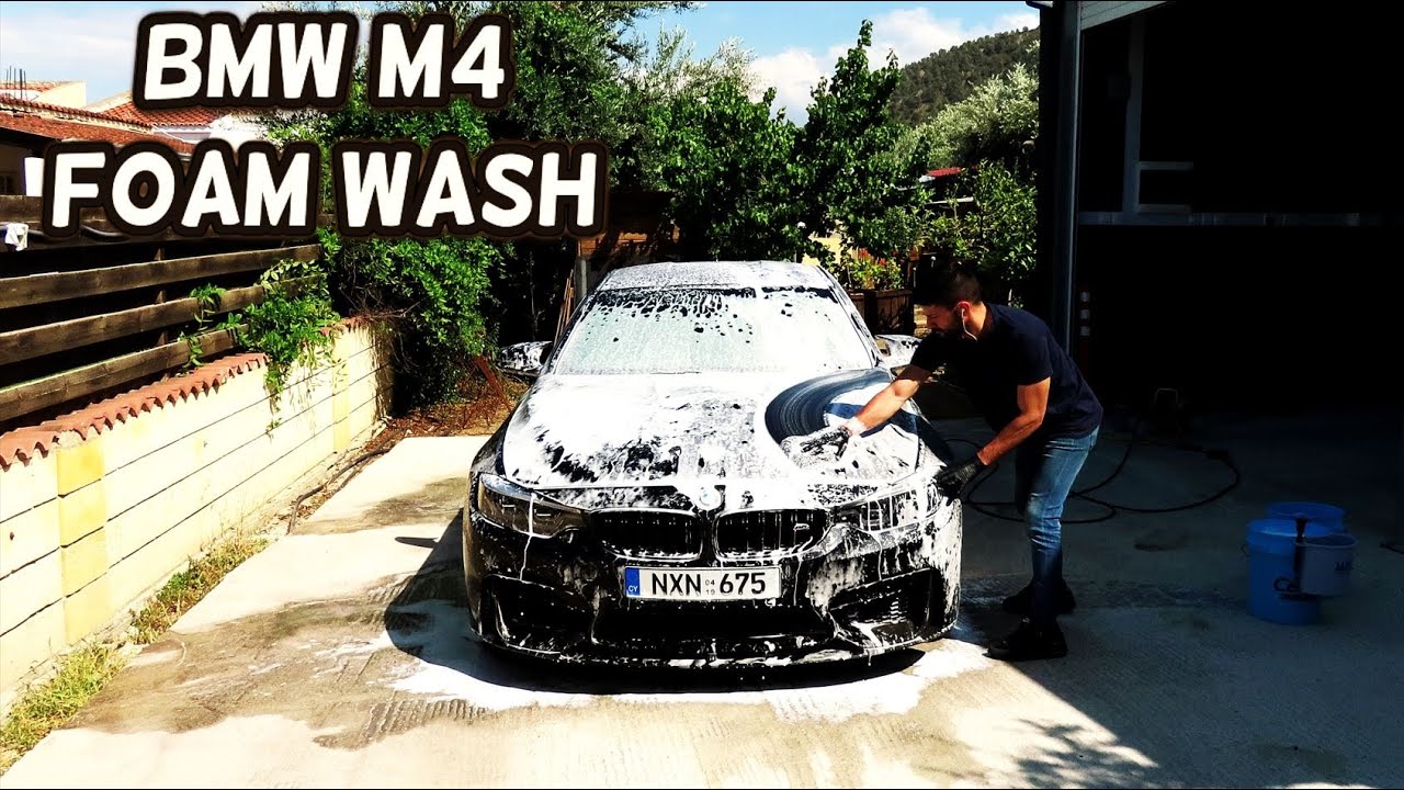 BMW M4 Competition Exterior Foam Wash - Auto Detailing