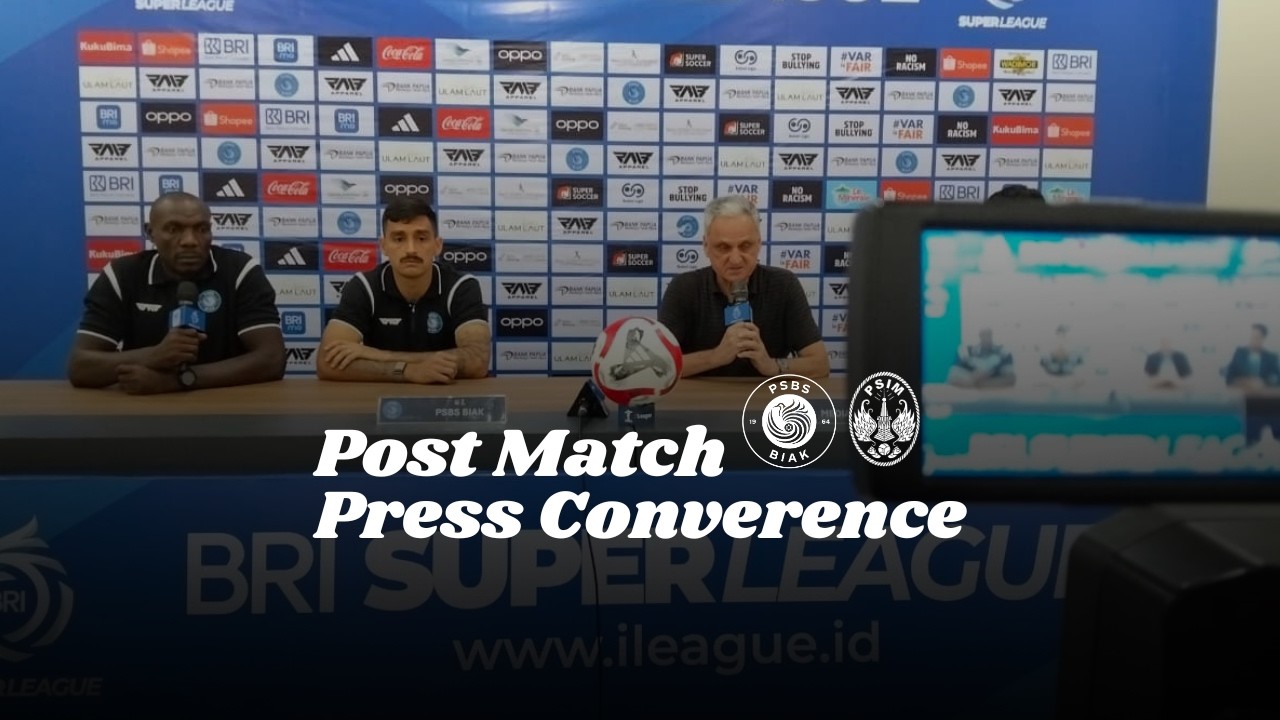 PRESS CONFERENCE BRI SUPER LEAGUE | MATCHDAY 23 | PSBS BIAK VS PSIM YOGJAKARTA