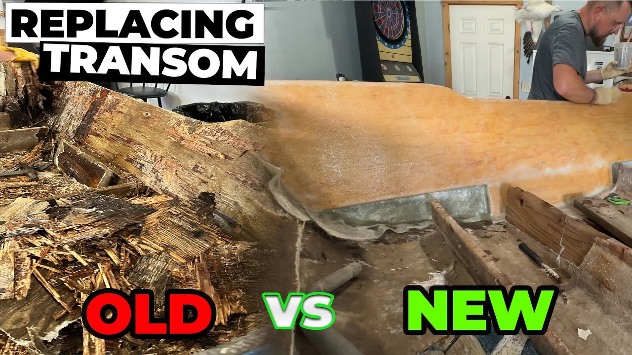 Boat Restoration Project || Replacing The Transom || Episode 3