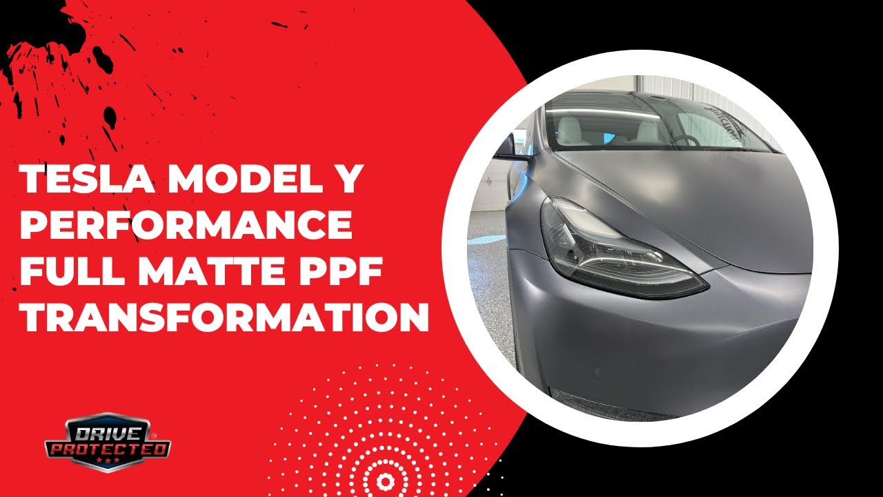 Tesla Model Y PPF Wrap - Full Matte PPF Transformation! | Best Tesla Paint Protection Film Kit