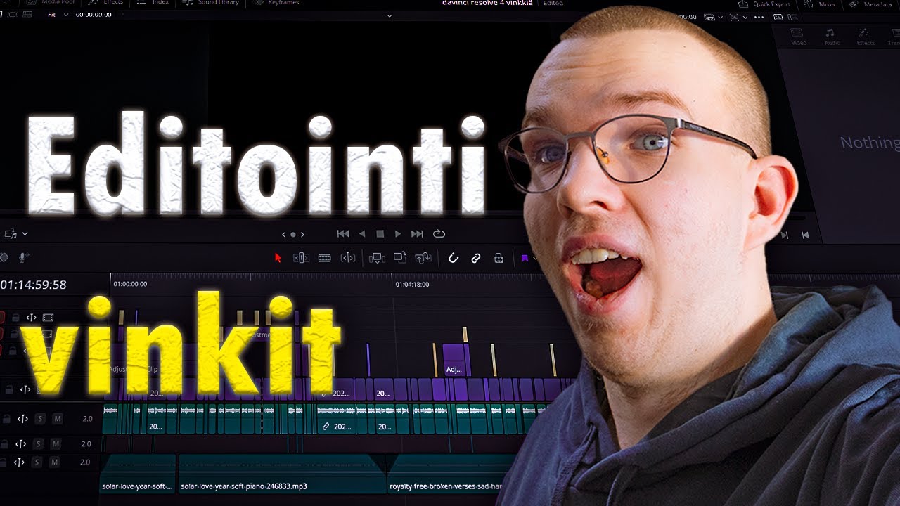 4 EDITOINTI Vinkkiä! | Davinci resolve 20